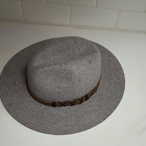 Pistil Gray Felt Hat with Brown Band